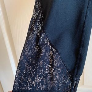 Fabletics capris with lace detail size XL